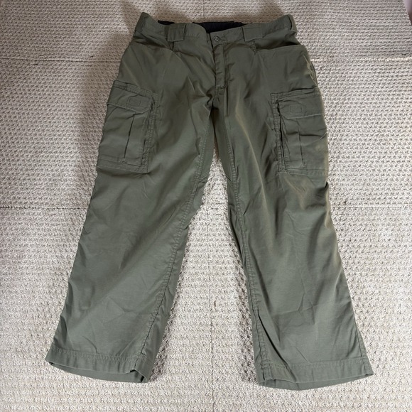 Other - Duluth Trading Company Women's Olive Green Stretch Cargo Work Pants Size XL X 28